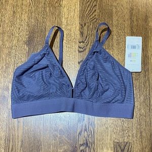 All.You.LIVELY Stripped Mesh Bra